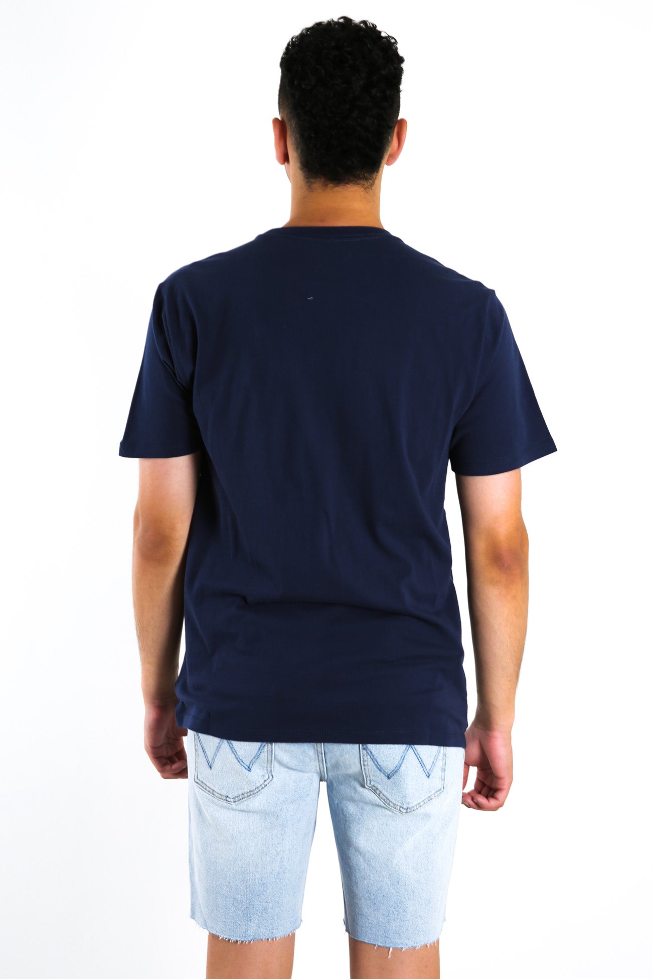 One And Only Short Sleeve Solid T-Shirt Obsidian White