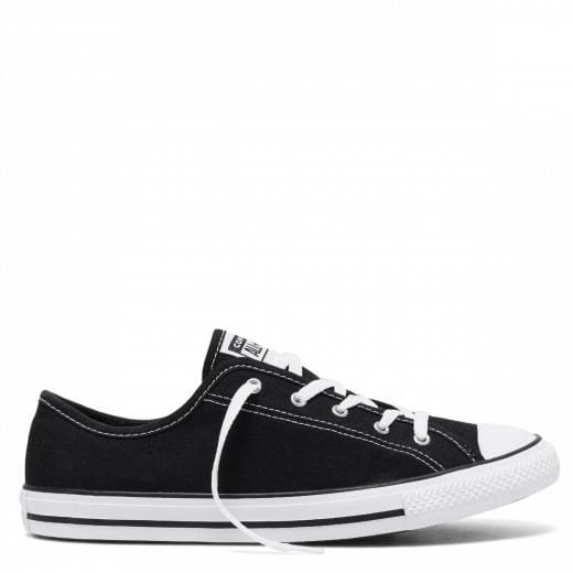 Umulig metal stang Chuck Taylor All Star Dainty Basic Canvas Low Top Black - Jean Jail