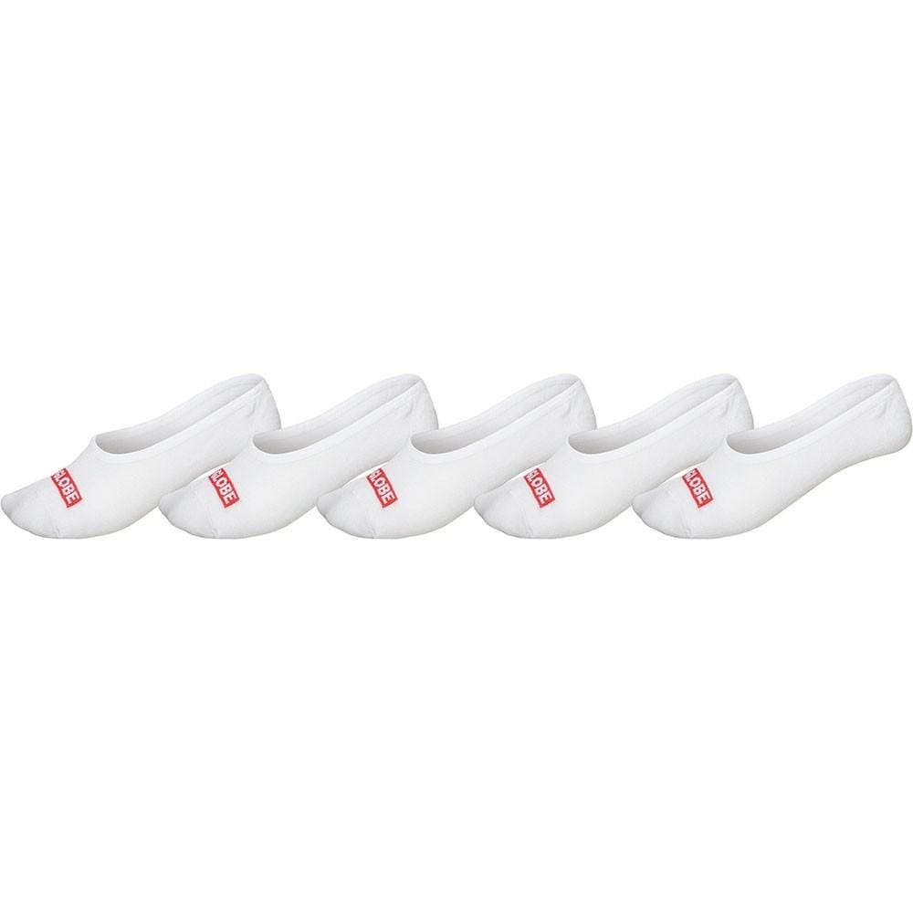 Womens Stealth Sock 5 Pack White Globe - Jean Jail