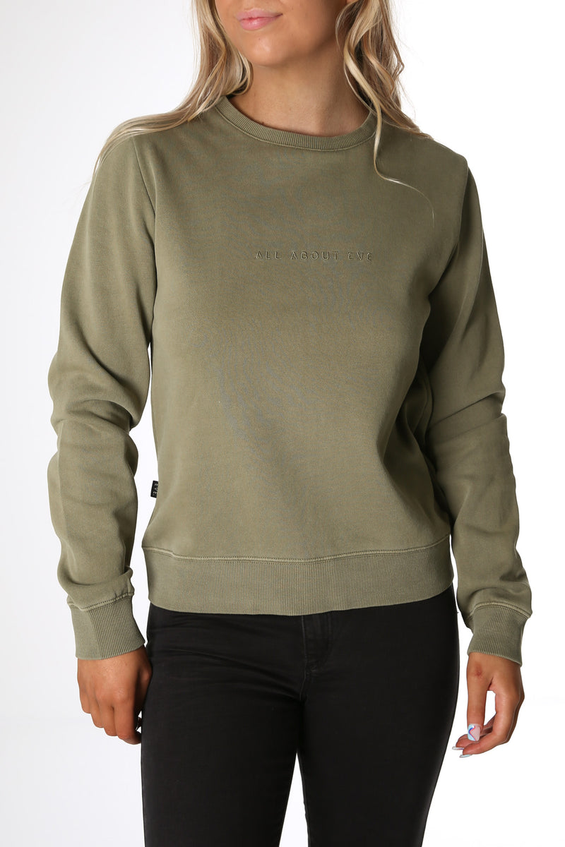 All About Eve Washed Crew Khaki