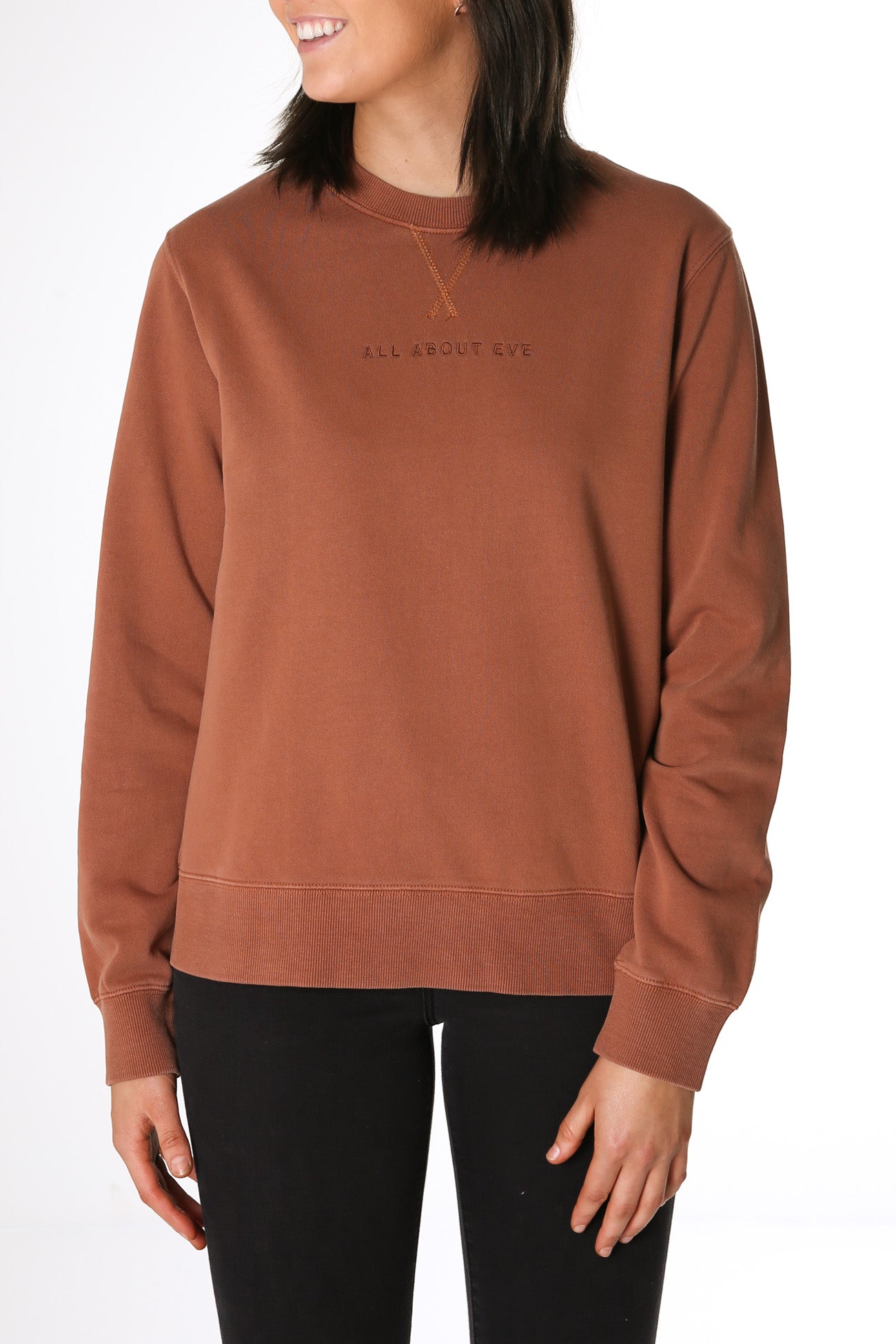 All About Eve Washed Crew Tan