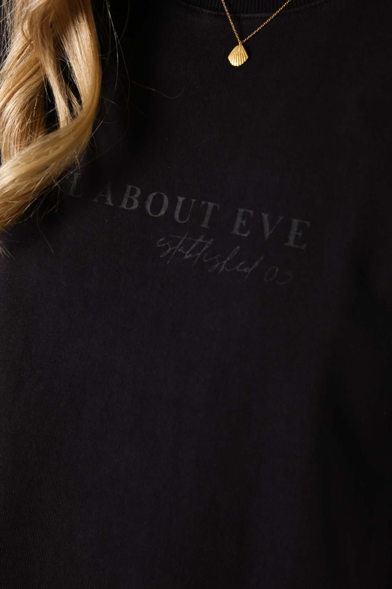 AAE Washed Tee Dress Washed Black All About Eve - Jean Jail