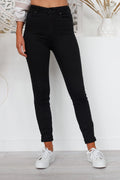 A High Skinny Ankle Basher Jean Buster Black