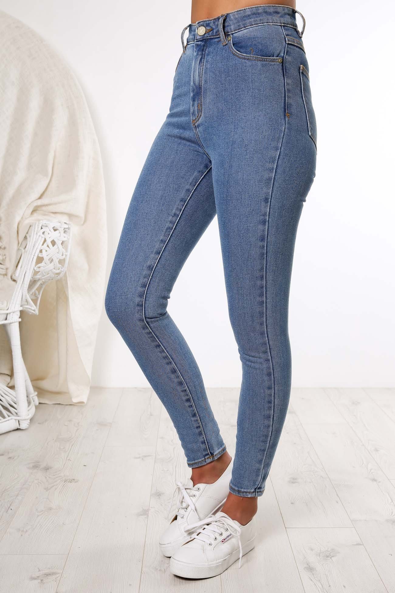A High Skinny Ankle Basher Jean LA Blues Abrand - Jean Jail