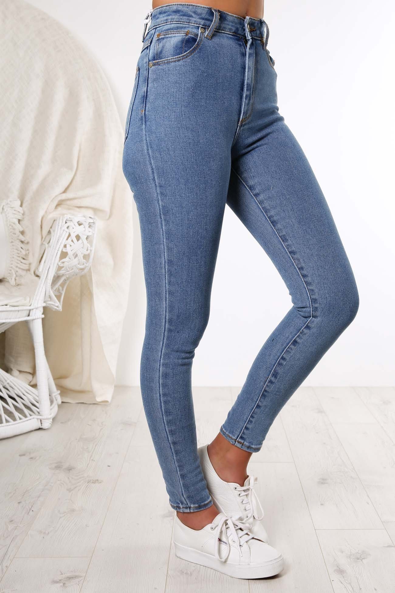 A High Skinny Ankle Basher Jean LA Blues Abrand - Jean Jail