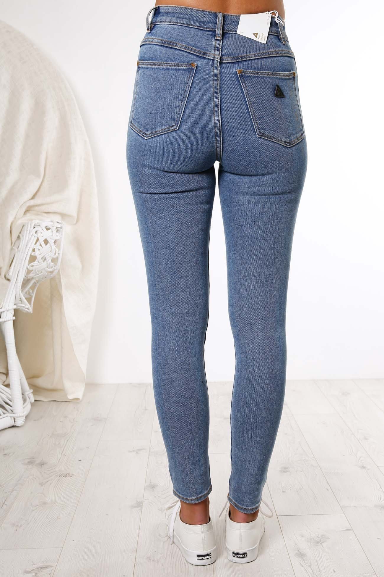 A High Skinny Ankle Basher Jean LA Blues Abrand - Jean Jail