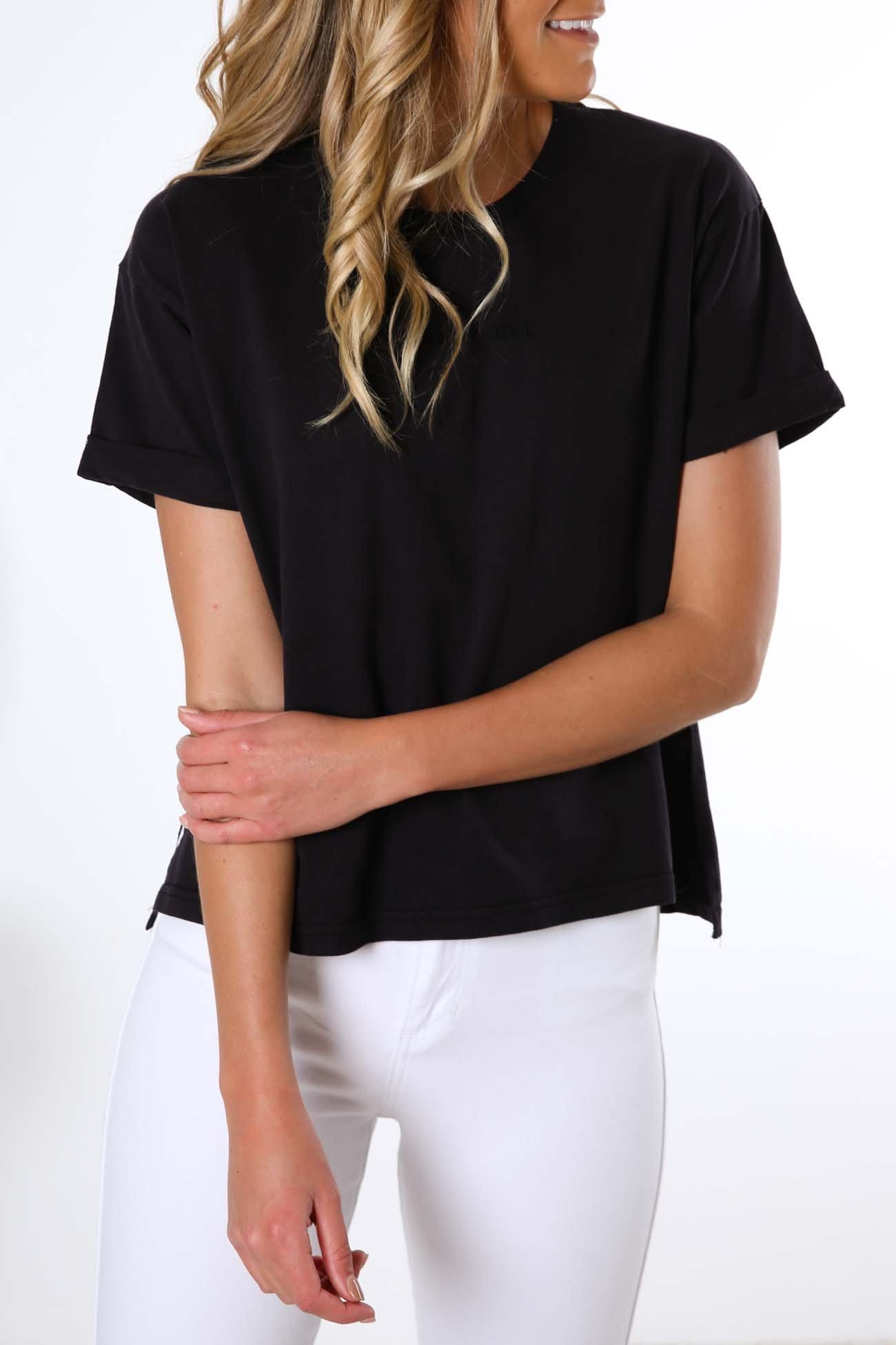 AAE Washed Tee Washed Black All About Eve - Jean Jail
