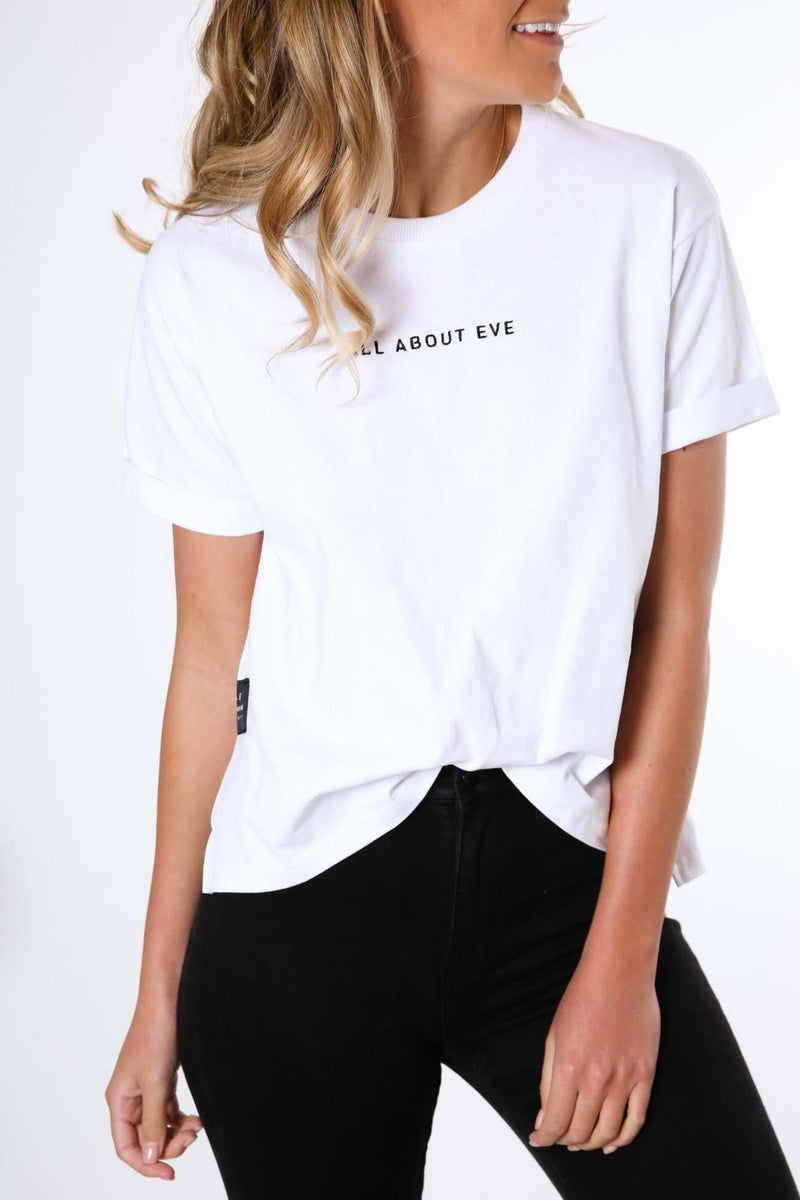 AAE Washed Tee White All About Eve - Jean Jail