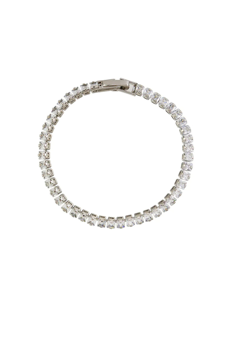 Jeanne Tennis Bracelet 3mm Silver