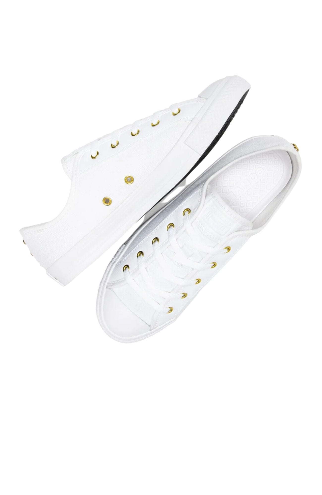 Chuck Taylor All Star Dainty Star Studded Low Top White Gold
