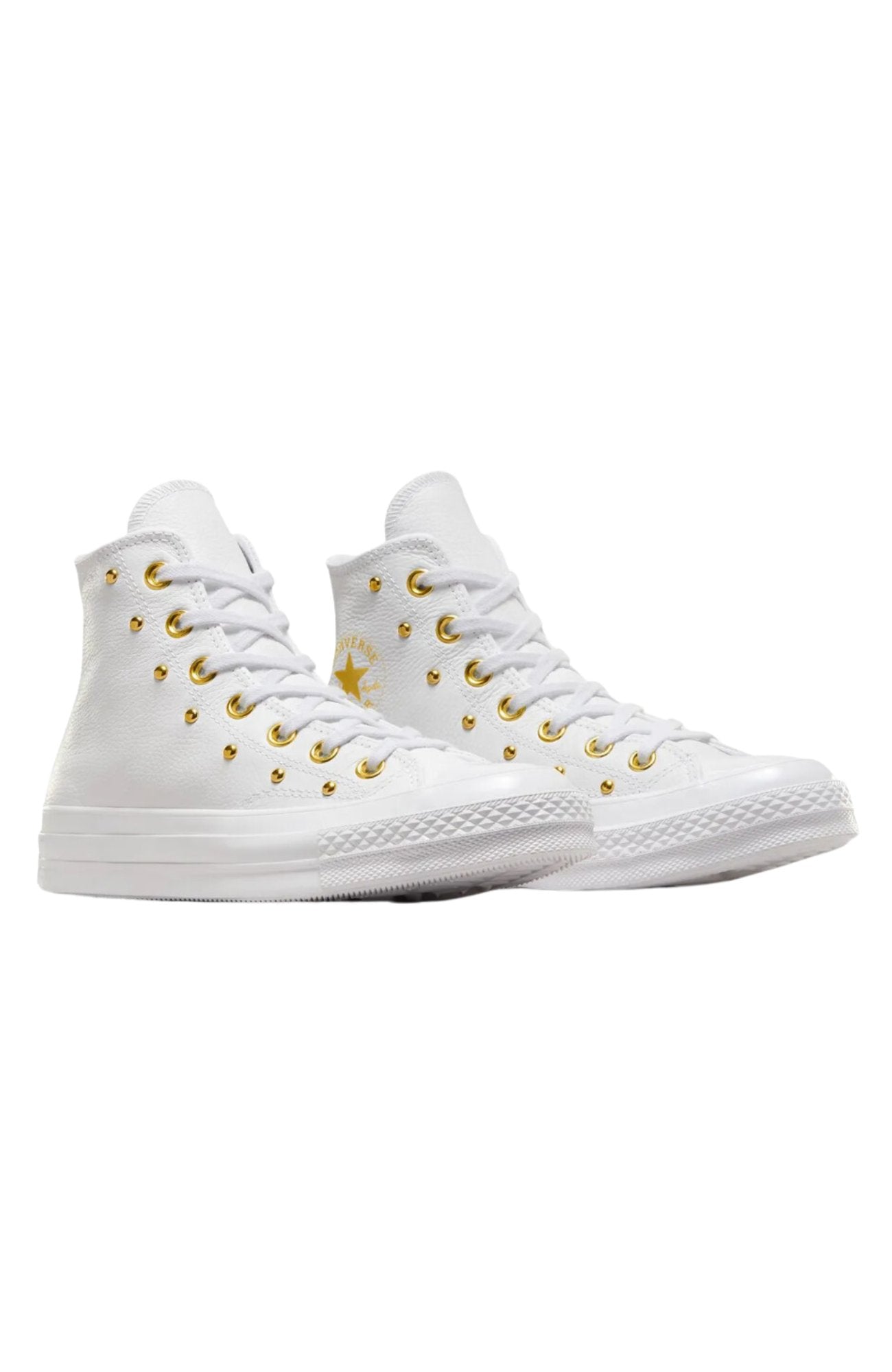 Chuck Taylor All Star 70 Star Studded High Top White Gold