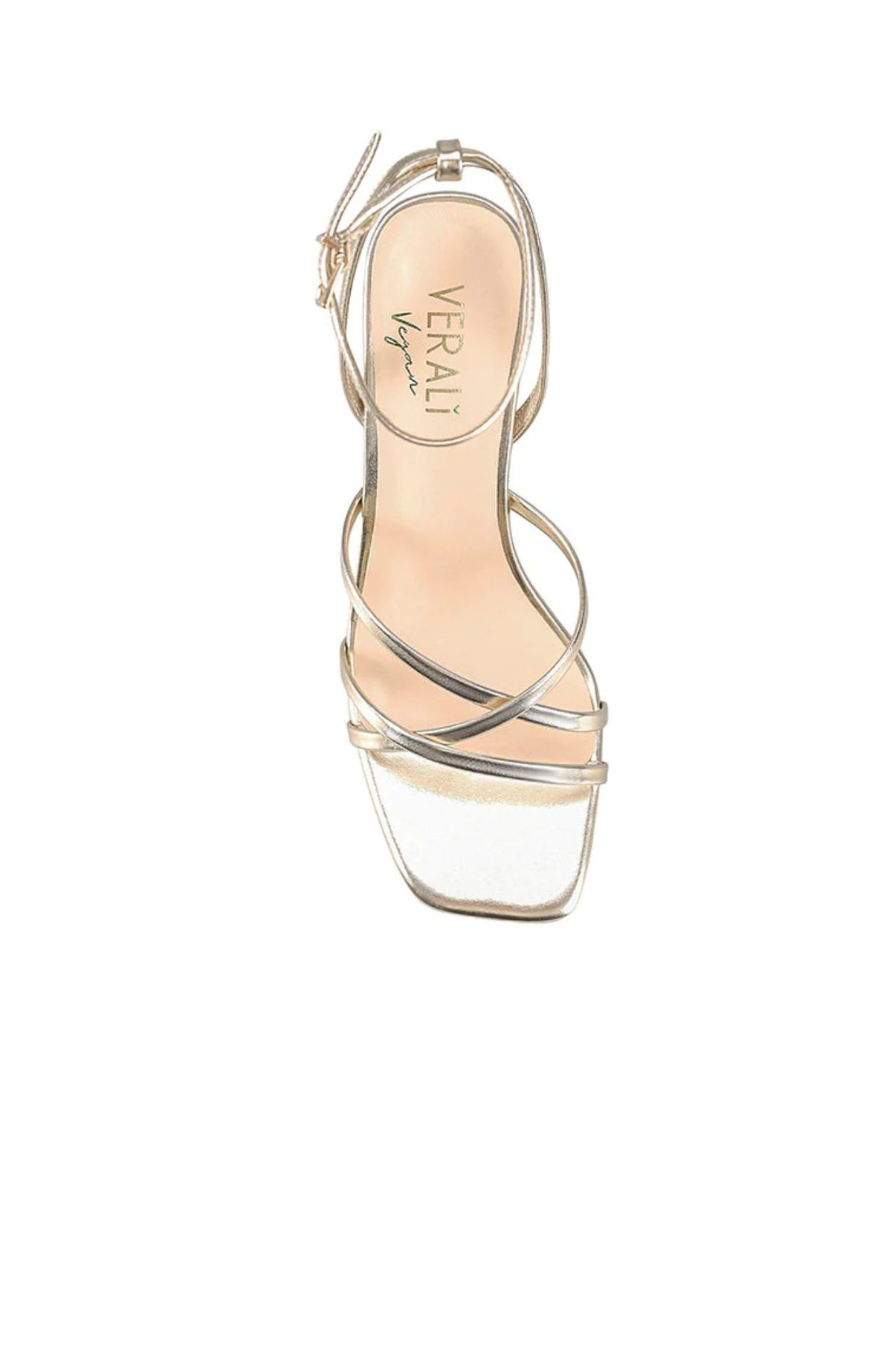 Champagne strappy heels 2025
