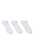 Nike Everyday Cushioned Training No-Show Socks 3 Pairs White