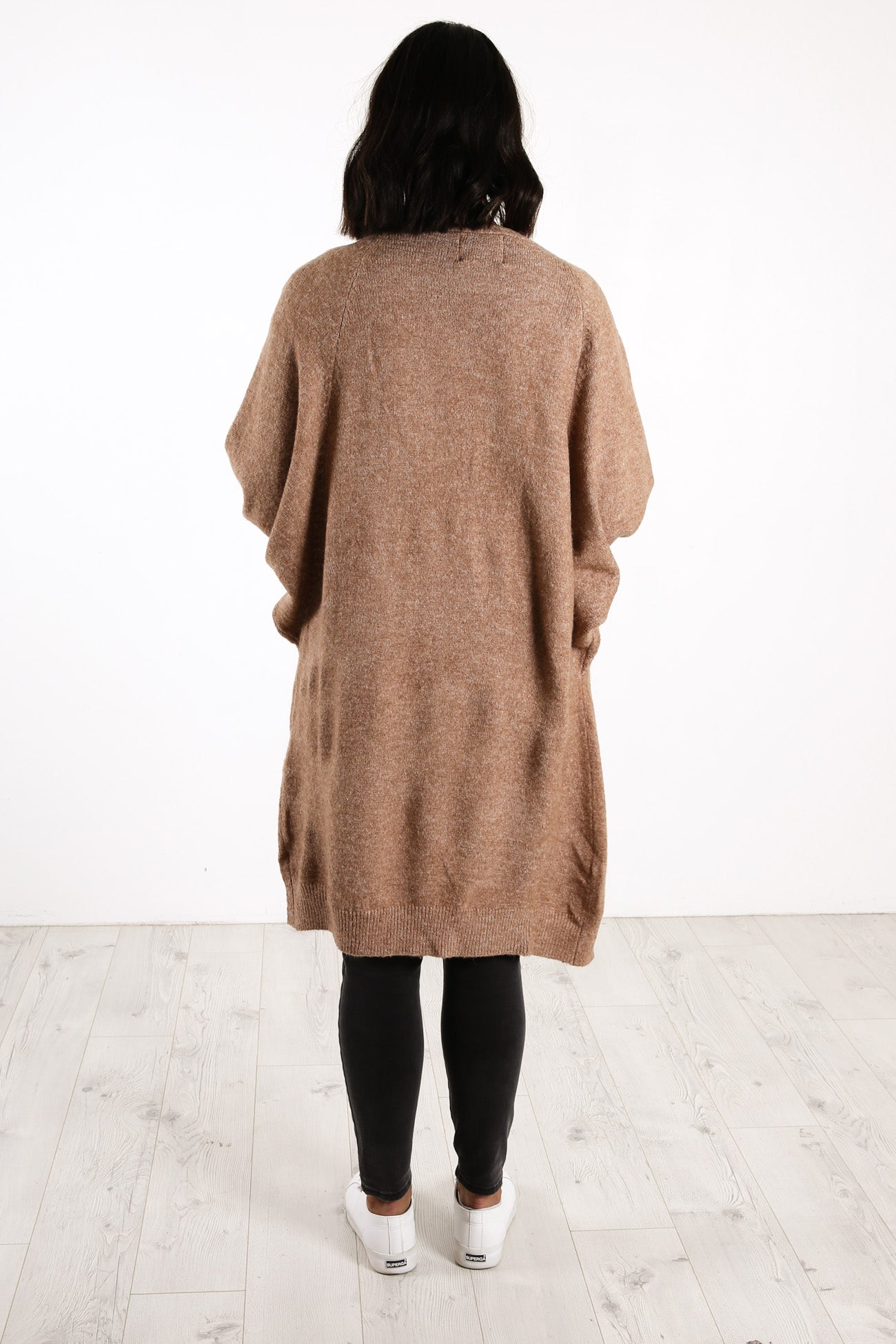 Addie Knit Cardigan Brown
