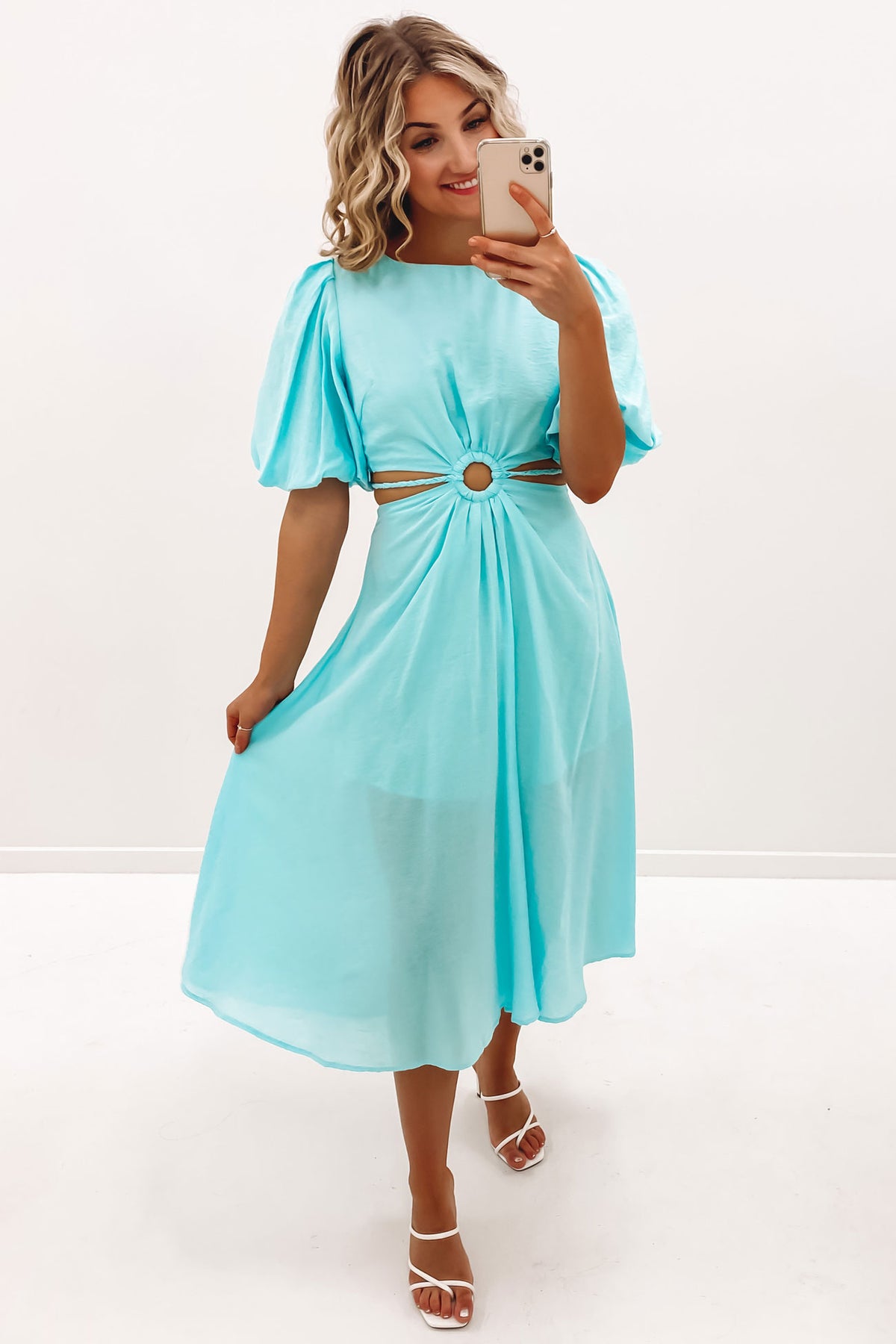 Adeline Midi Dress Blue Jean Jail