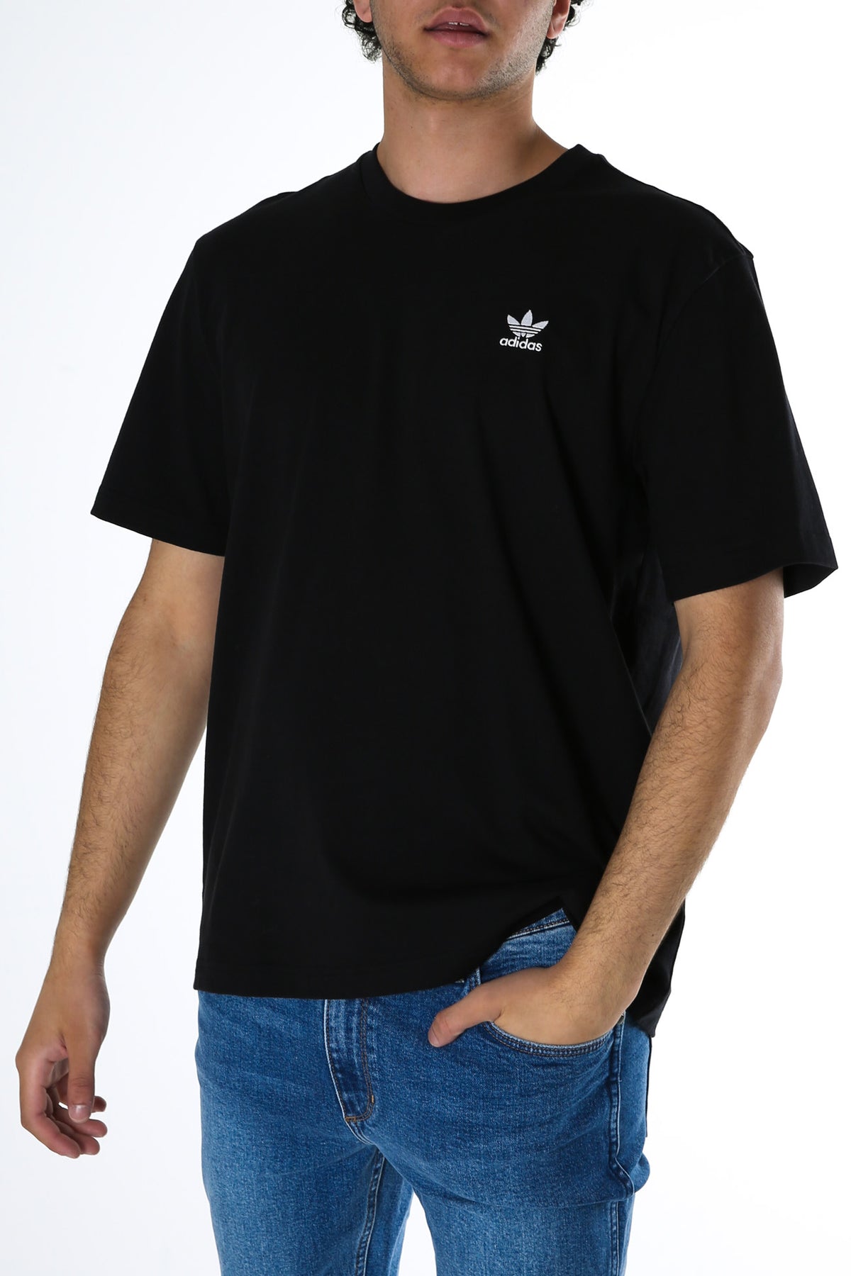 Adicolor Classics Back And Front Trefoil Boxy Tee Black - Jean Jail