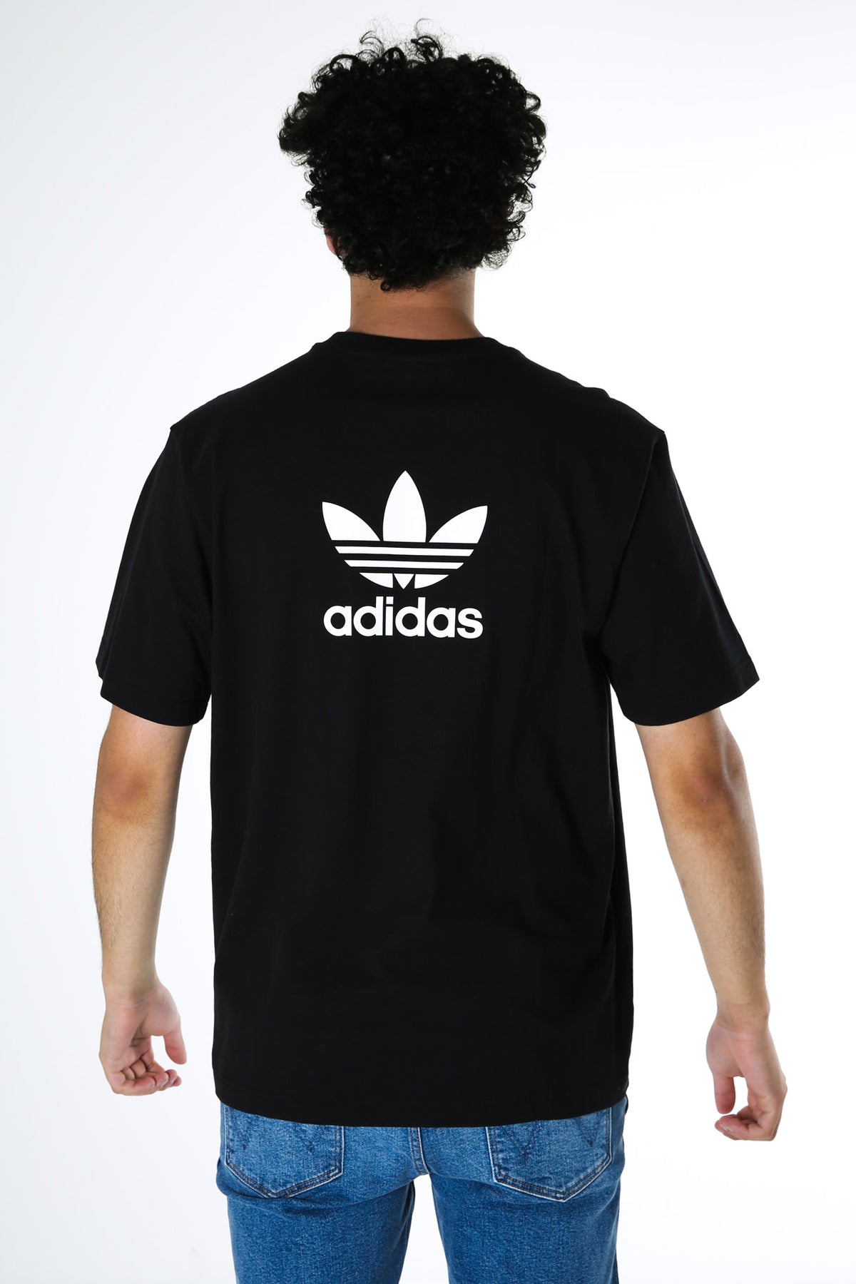 Adicolor Classics Back And Front Trefoil Boxy Tee Black Jean Jail