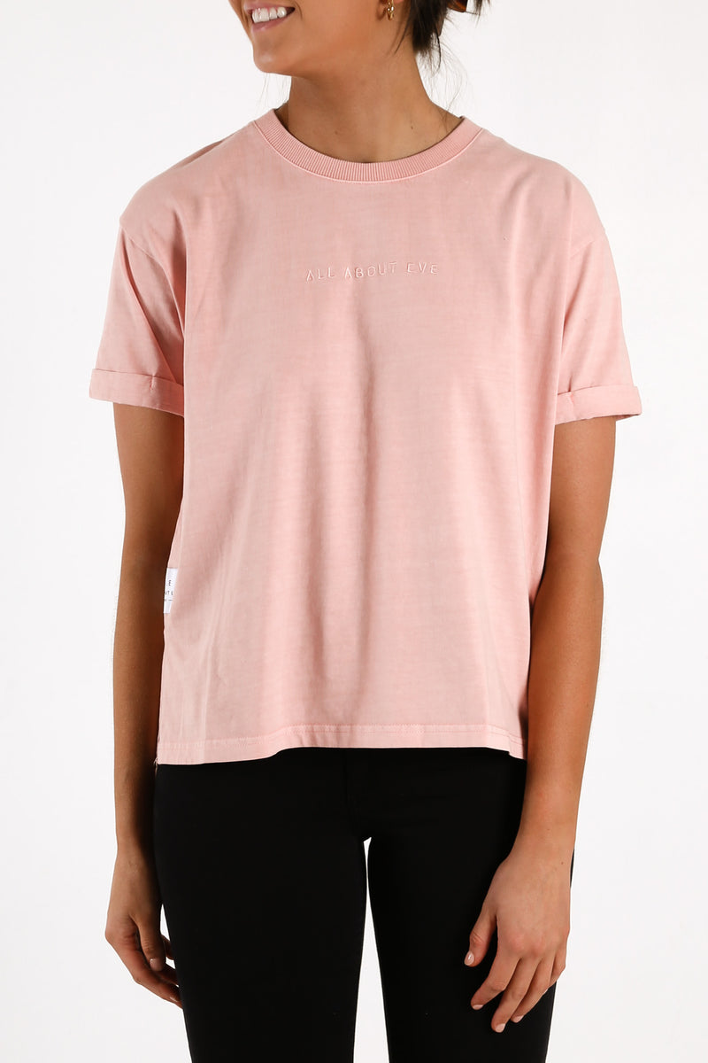 All About Eve Washed Tee Pink