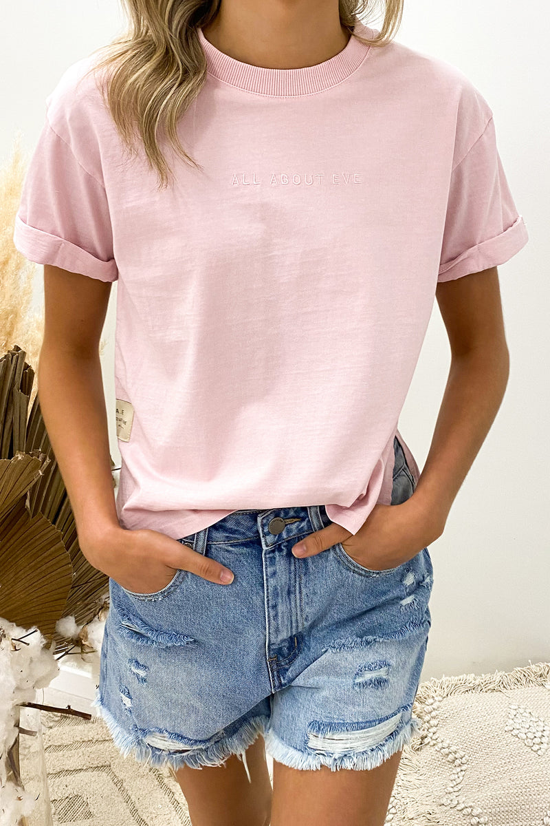 All About Eve Washed Tee Musk