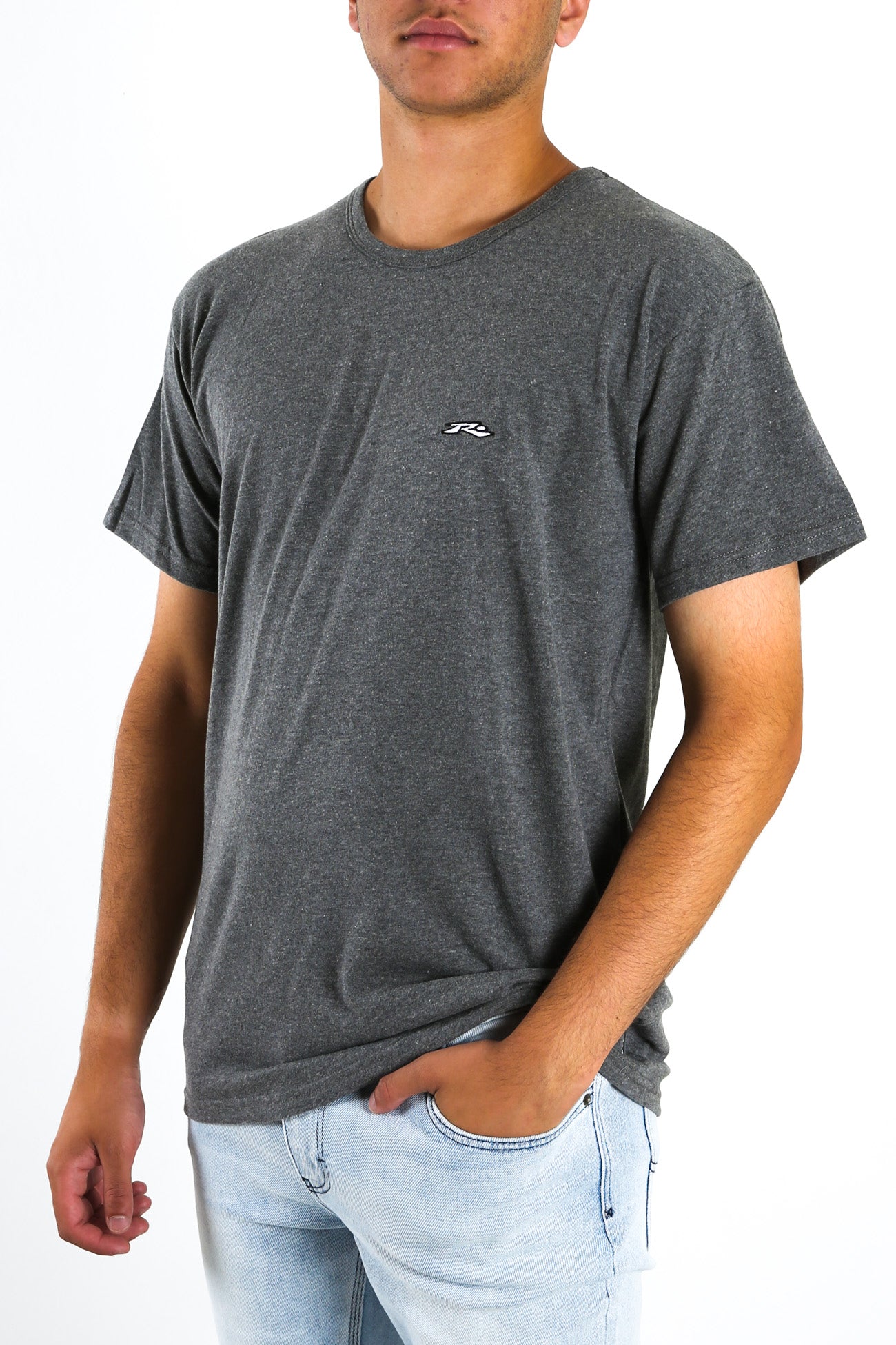 Anarchy Short Sleeve Tee Dark Grey Marle