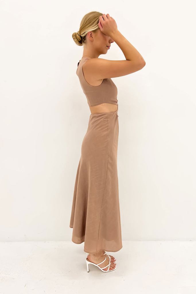 Nude Ashes Maxi Dress