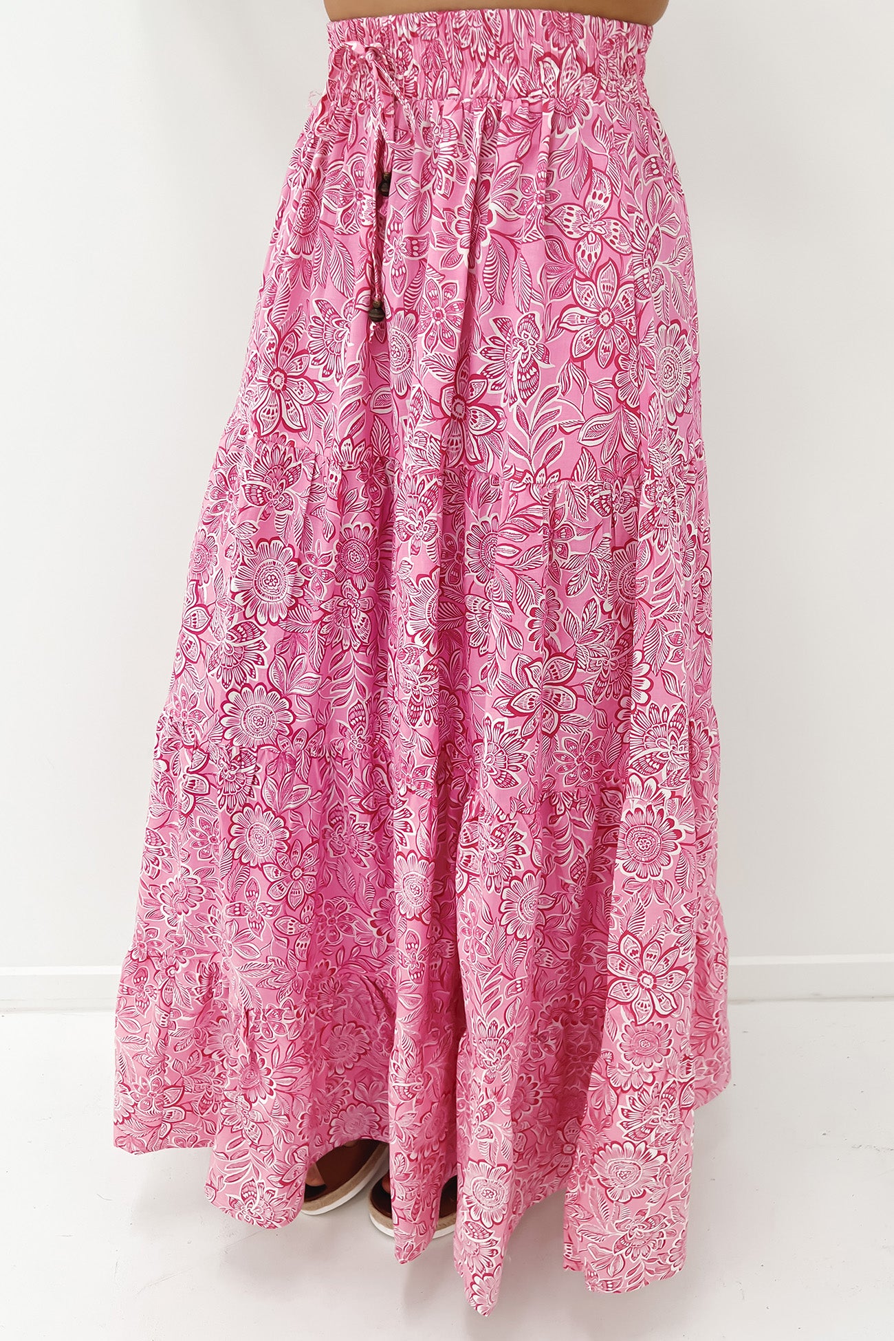Aurela Maxi Skirt Pink
