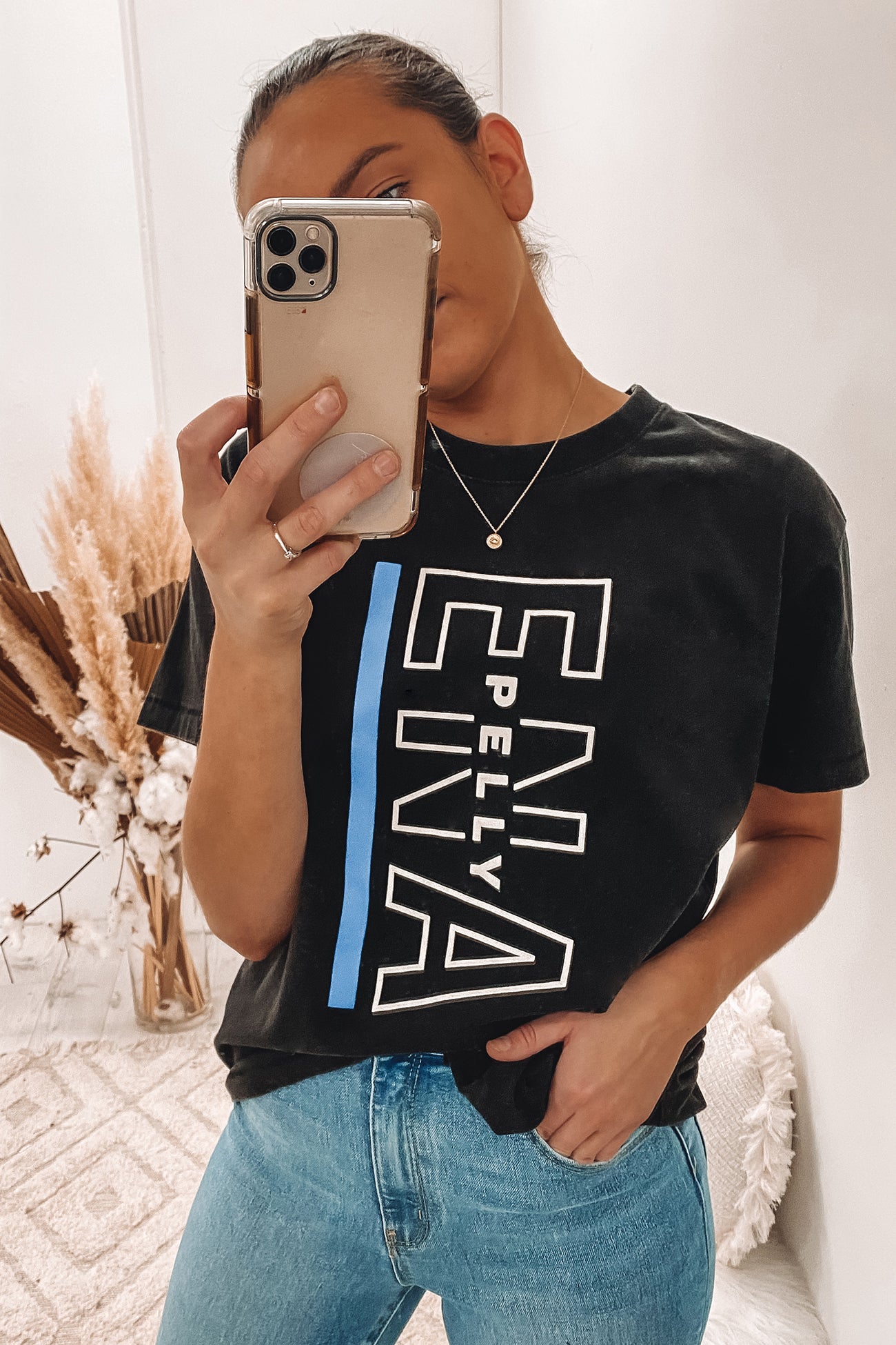 Baseline Logo Tee Washed Black