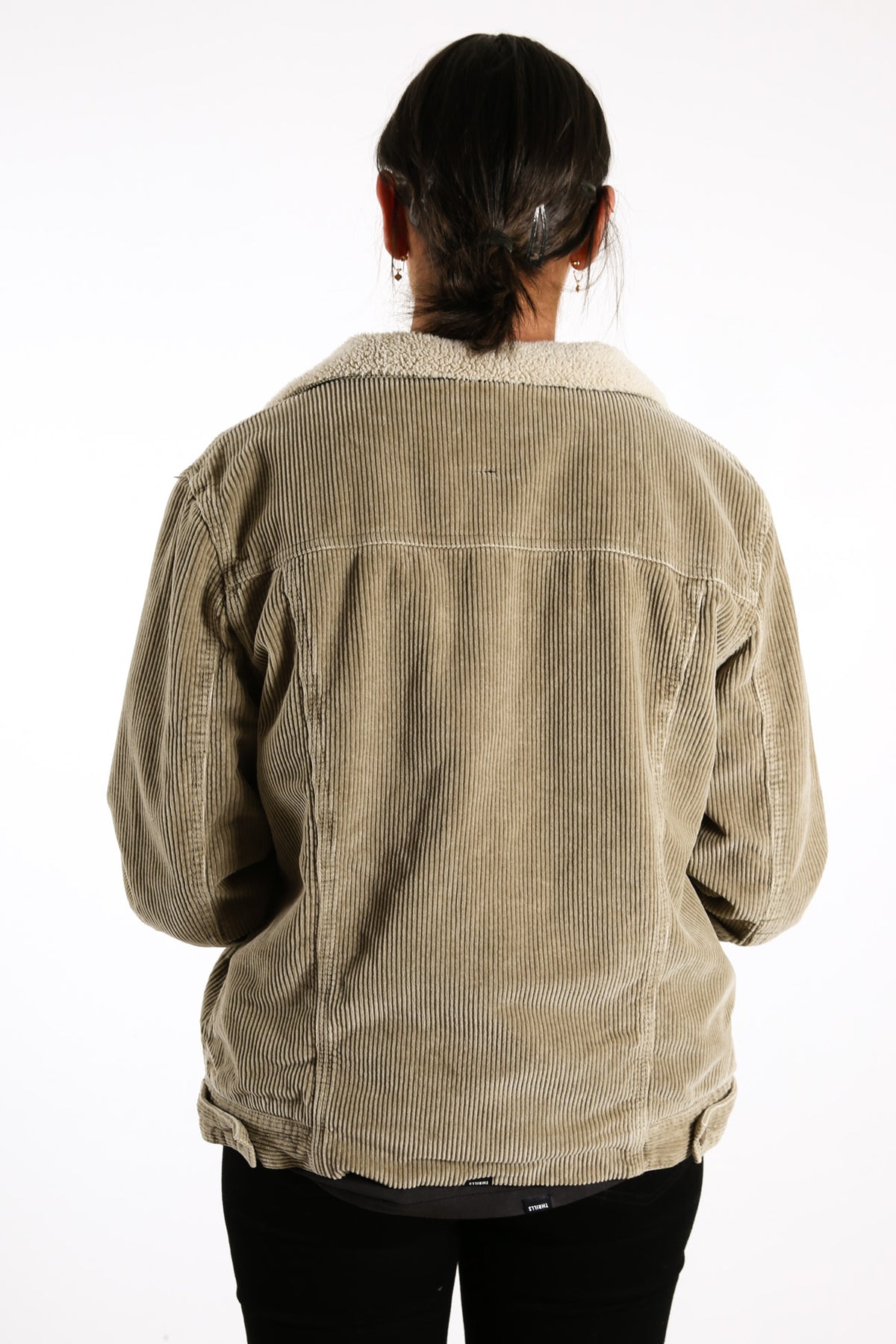 Thrills bianca best sale cord jacket tan