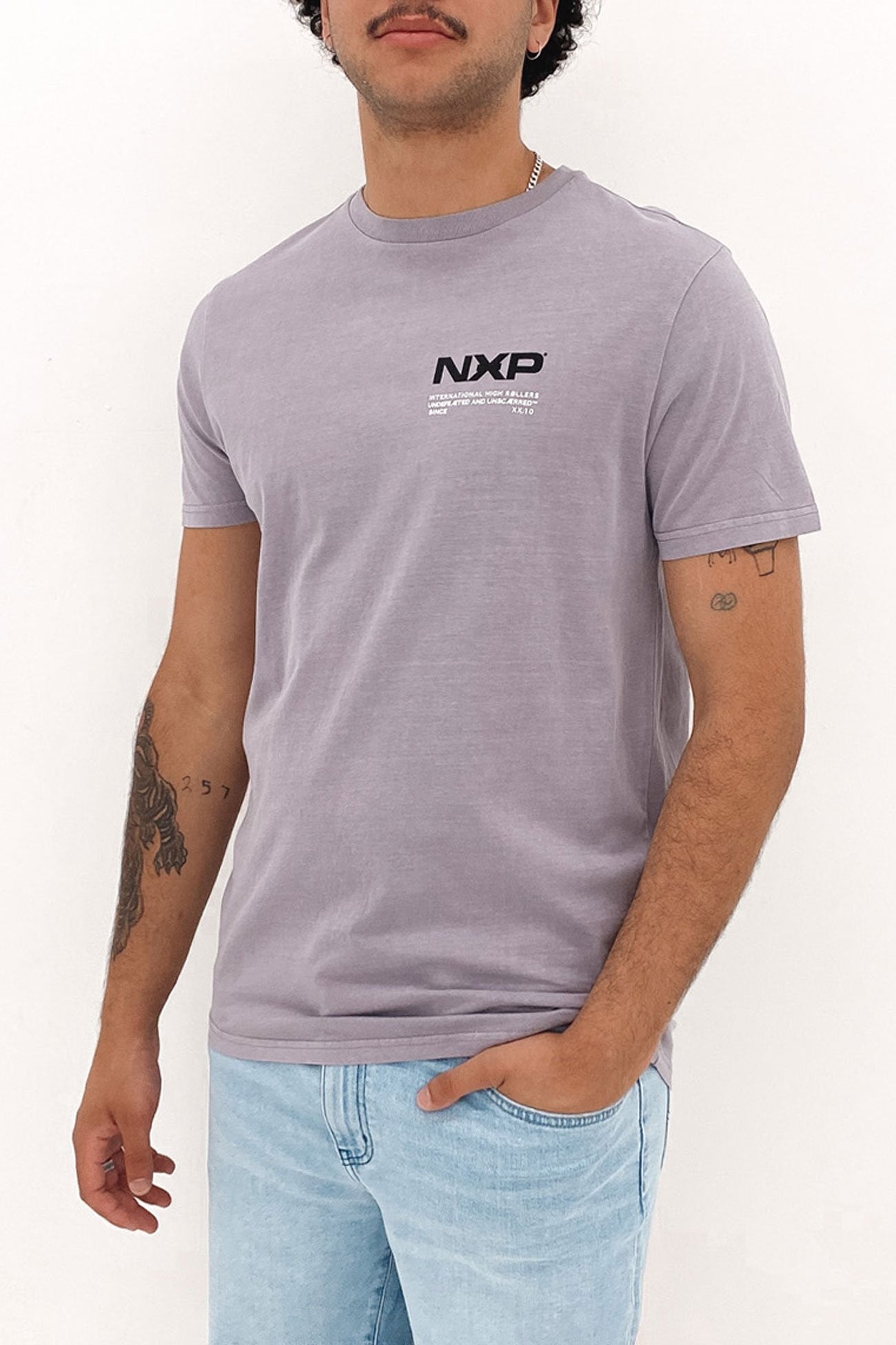 Blast Scoop Back Tee Pigment Dusk