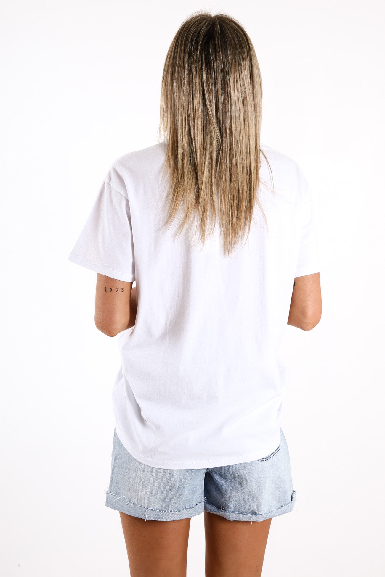 Blushing Tee White