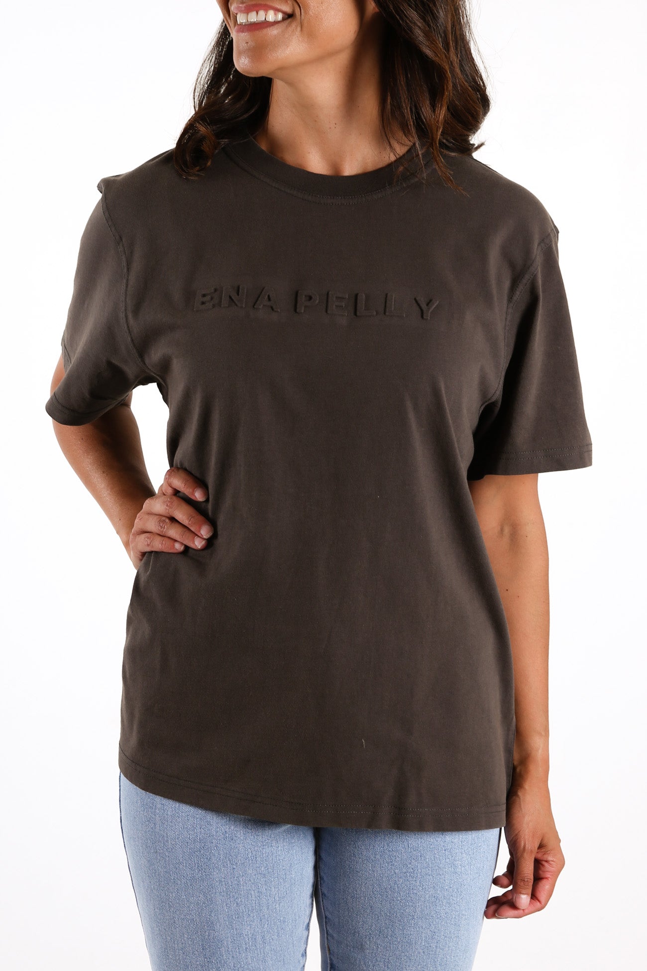 Boss Logo Tee Faded Black