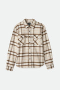 Bowery Heavy Weight Long Sleeve Flannel Beige Off White Desert Palm