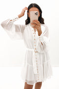 Breeta Mini Dress White