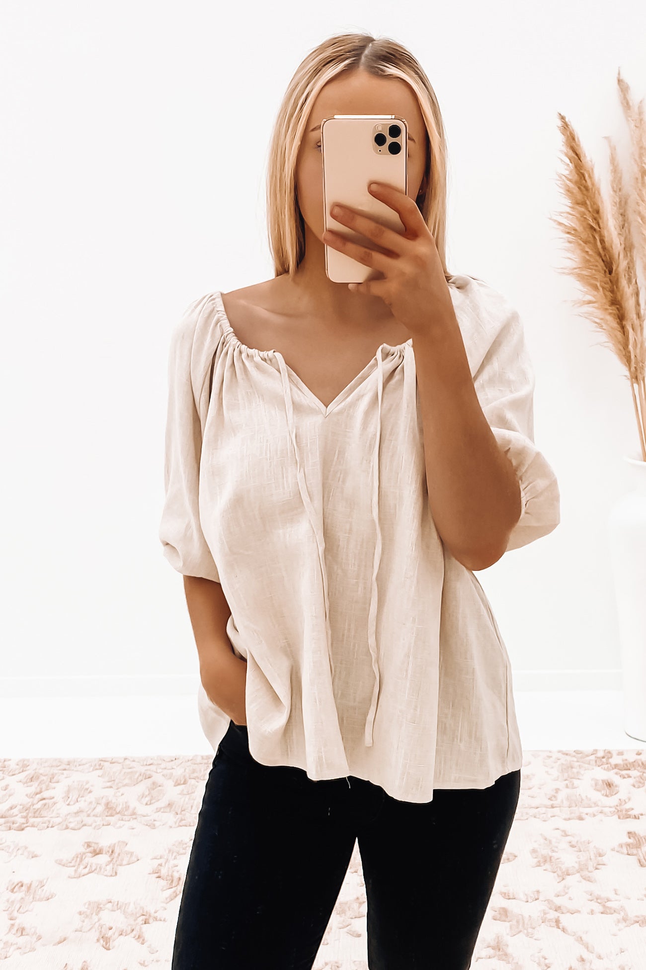 Brodie Top Beige