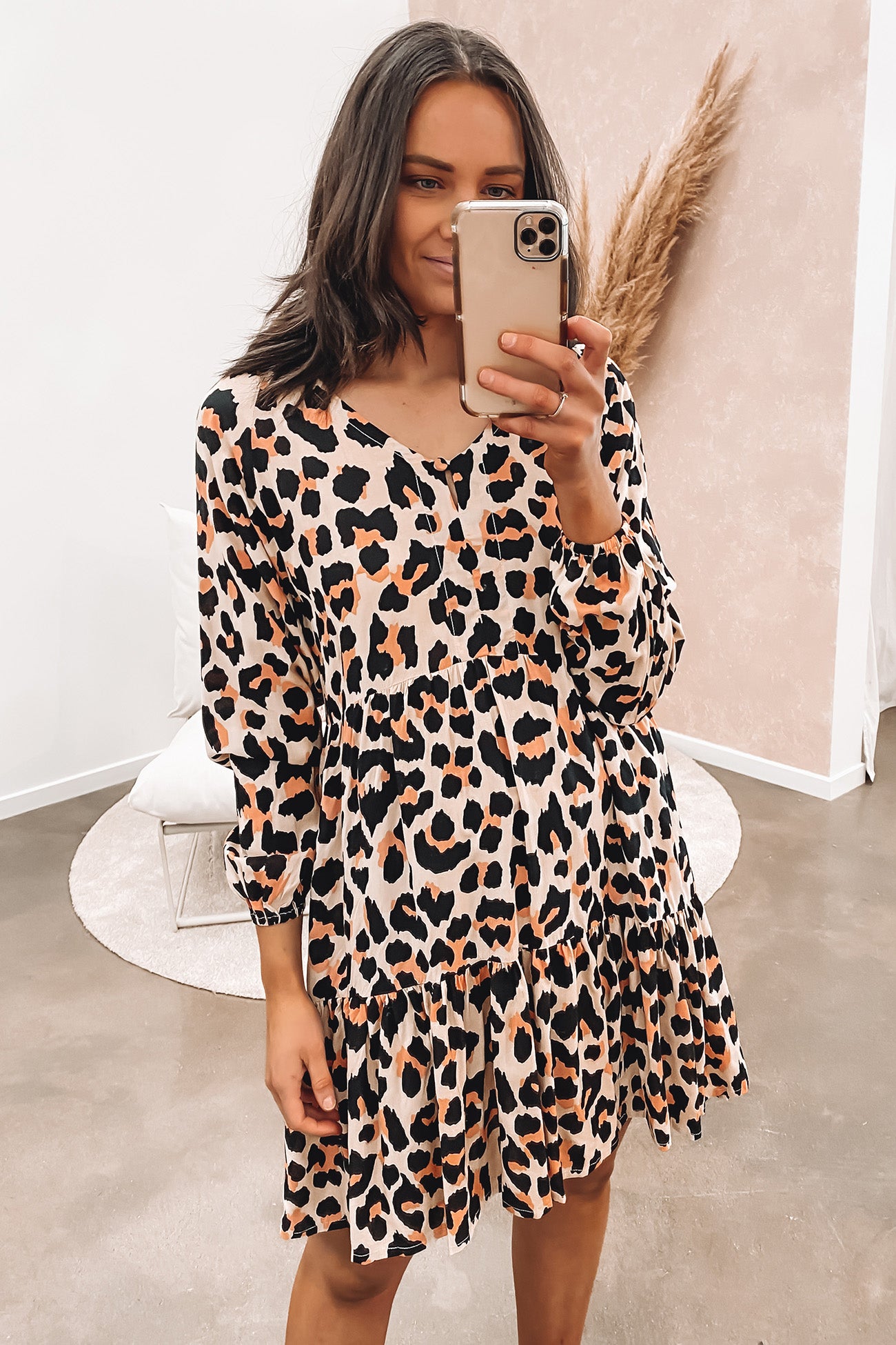 Cali Mini Dress Zulu Leopard