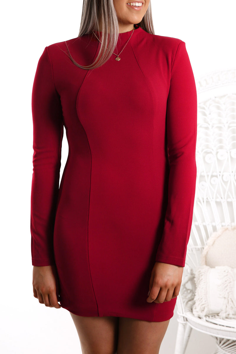 Cant Quit You Dress Red