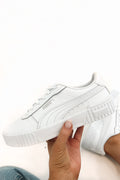 Carina 2.0 Leather Sneaker Puma White Silver