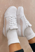 Carina Leather Sneaker Puma White Rosewater