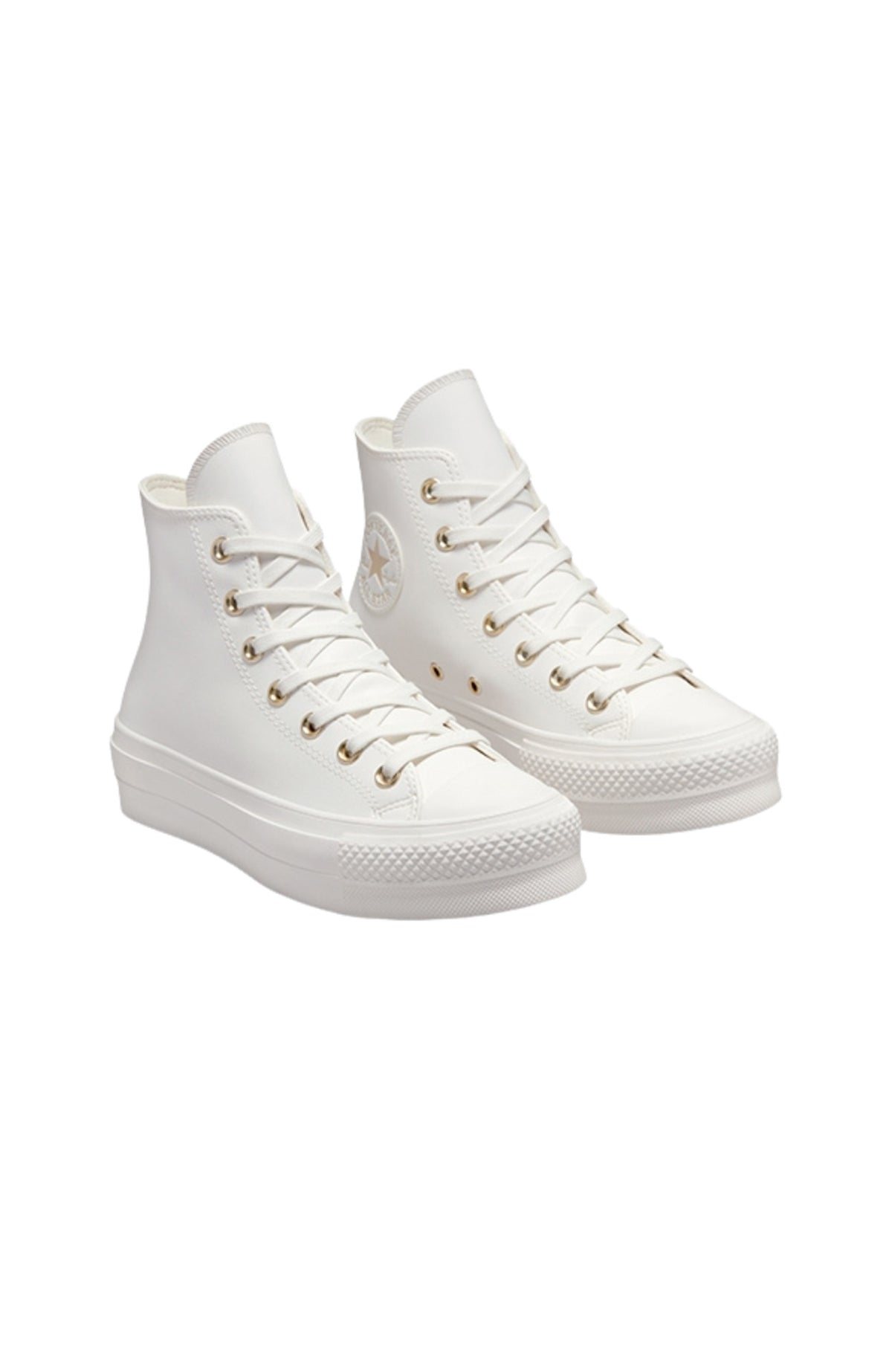 Chuck taylor all star lift leather high top white hotsell