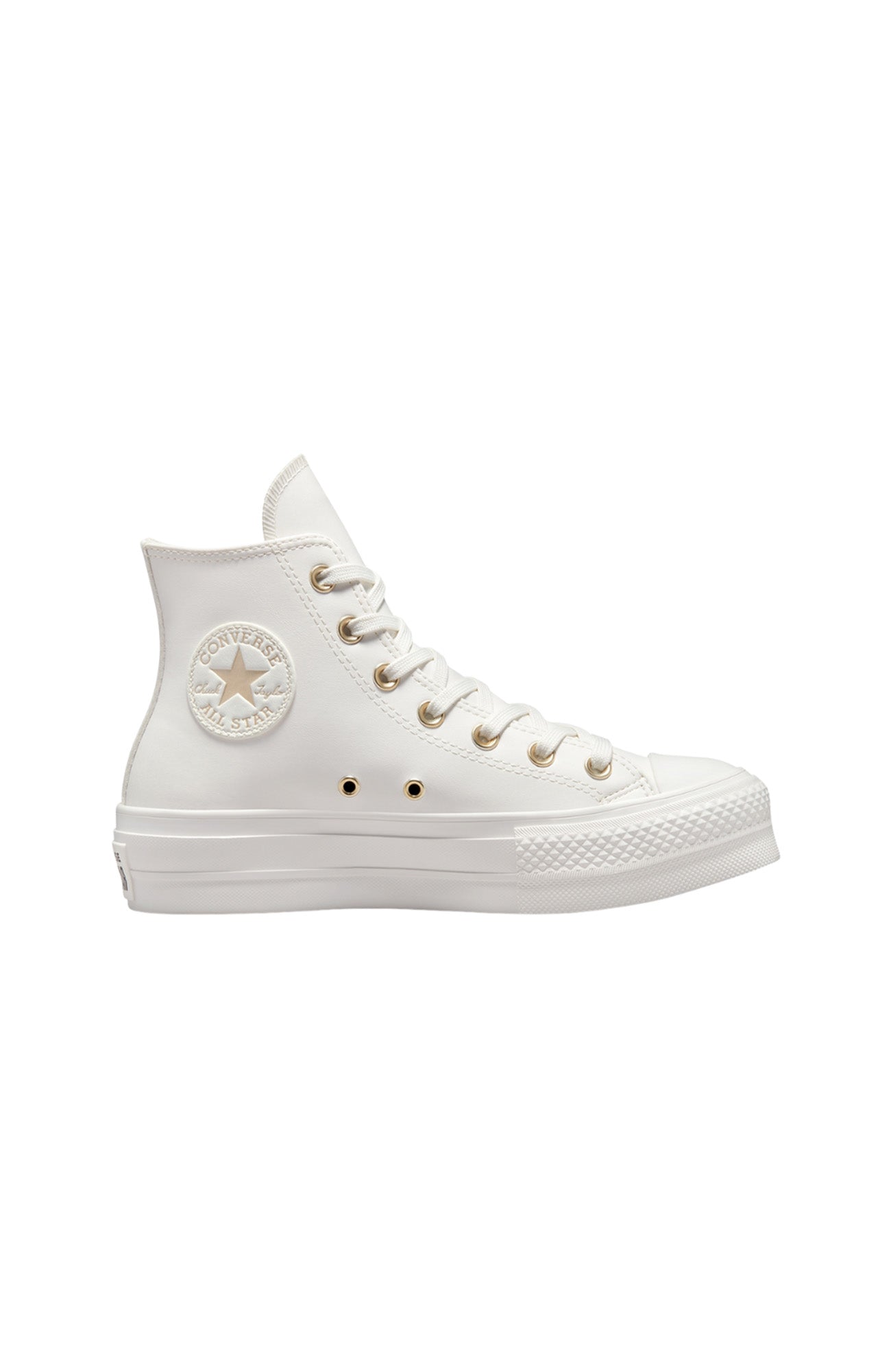 Chuck Taylor All Star Lift Leather High Top Vintage White