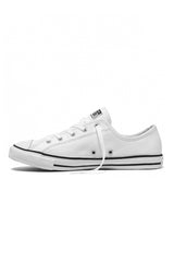 Chuck taylor all star dainty leather top low top white
