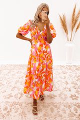 Clara Midi Dress Multi Jean Jail