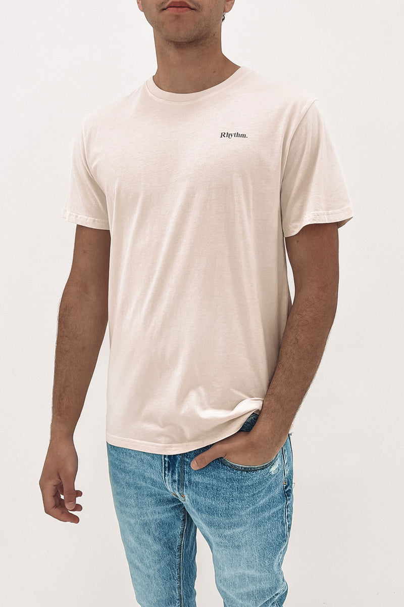 Classic Brand Tee Vintage White