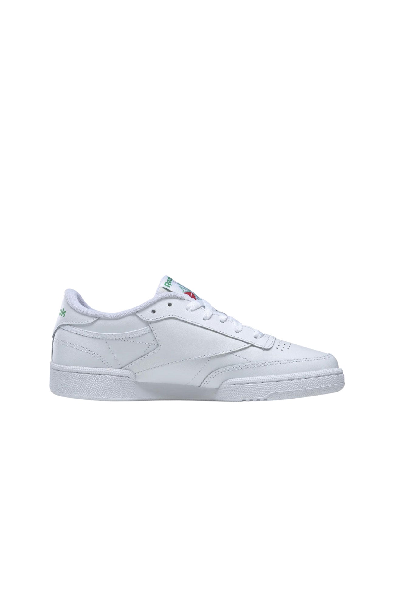 Club C 85 Shoe White Glen Green Gold Met