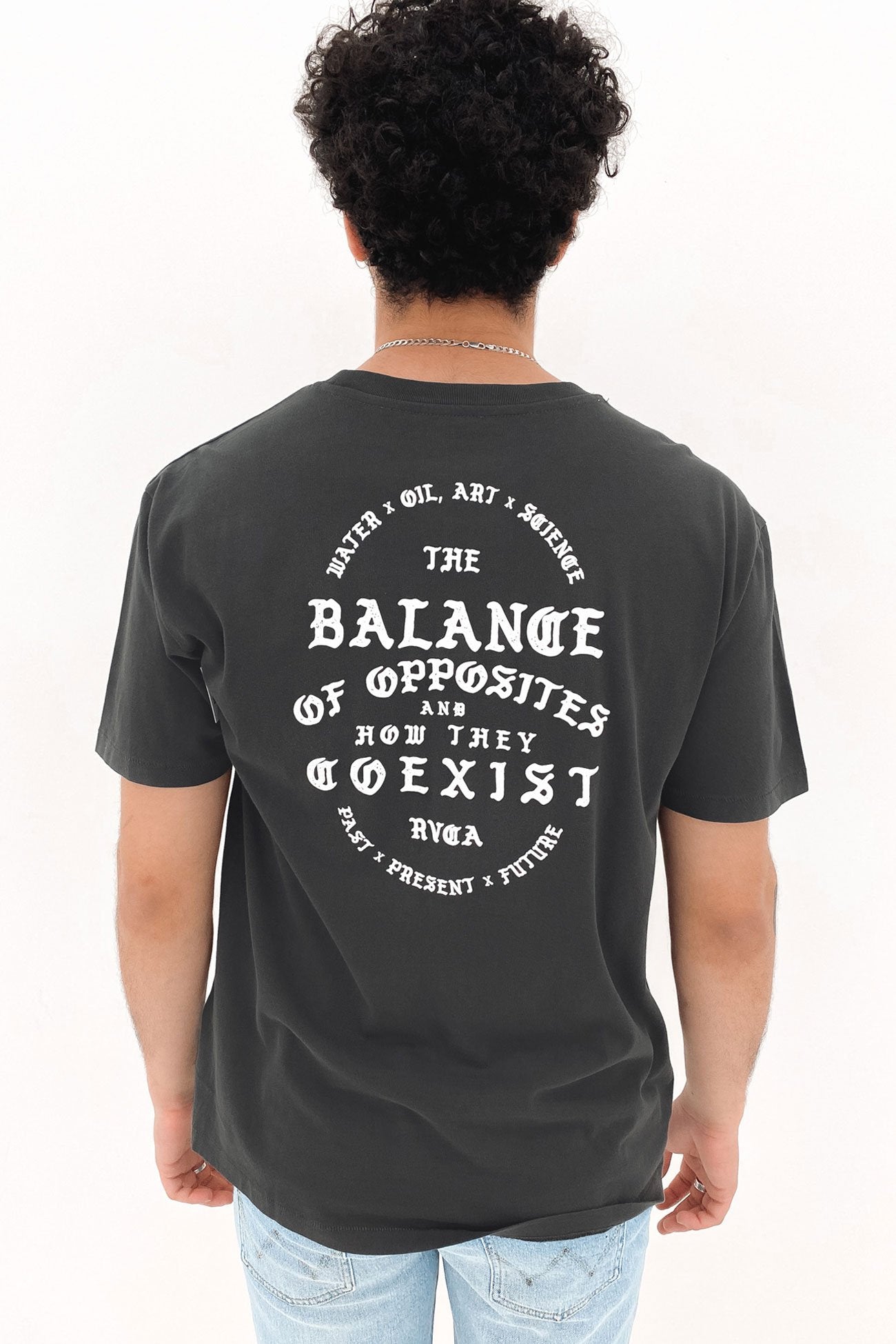 Coexist Short Sleeve Tee Washed Black