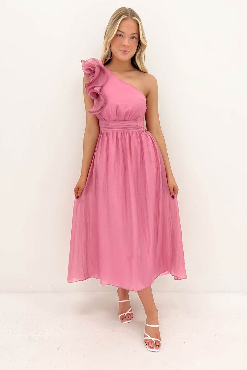 Colby Midi Dress Pink