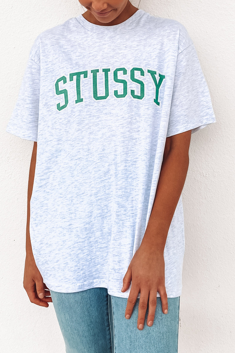 Collegiate BF Tee Snow Marle