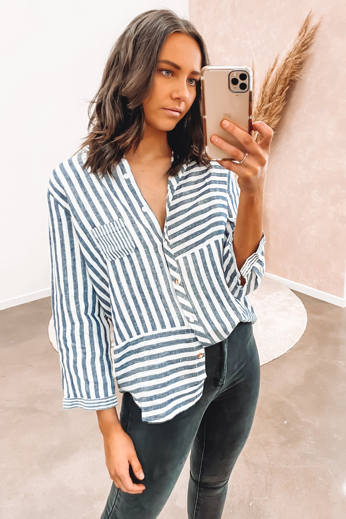 Connor linen hot sale shirt