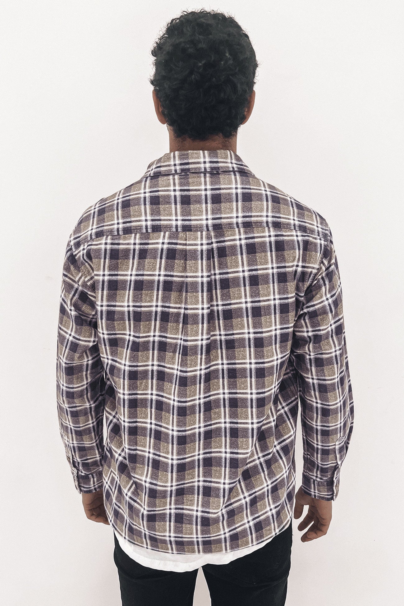Control Flannel Shirt Navy