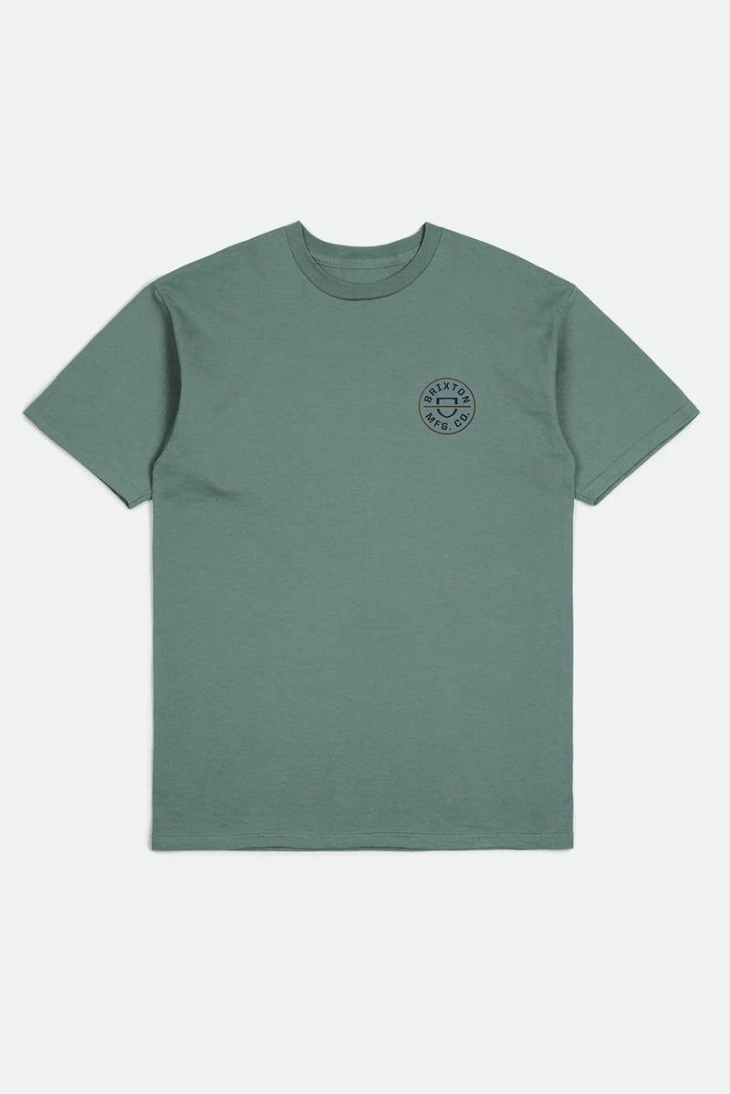 Crest II Short Sleeve Standard Tee Chinois Green Washed Navy Sepi